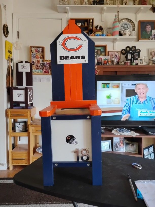 Chicago Bears Planter Chair 18 Celeb Williams.