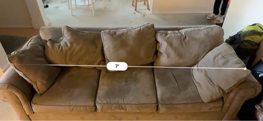 3-Seat Sofa Couch 7 Feet Wide