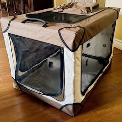 YITAHOME 30” Collapsible 4-Door Soft Dog Crate