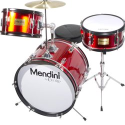 Mendini by Cecilio Drum Set – 3-Piece Kids Drum Set (16"), 