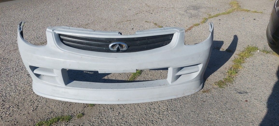 2003 - 2004 INFINITI G35 SEDAN FRONT BUMPER 