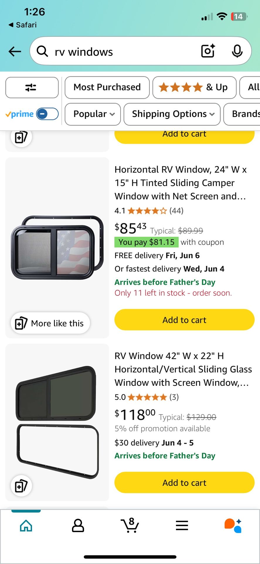 Rv Windows