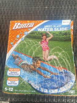 Banzai Speed Blast Water Slide