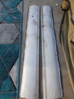 Vintage Chrome Car Body Trim Panel