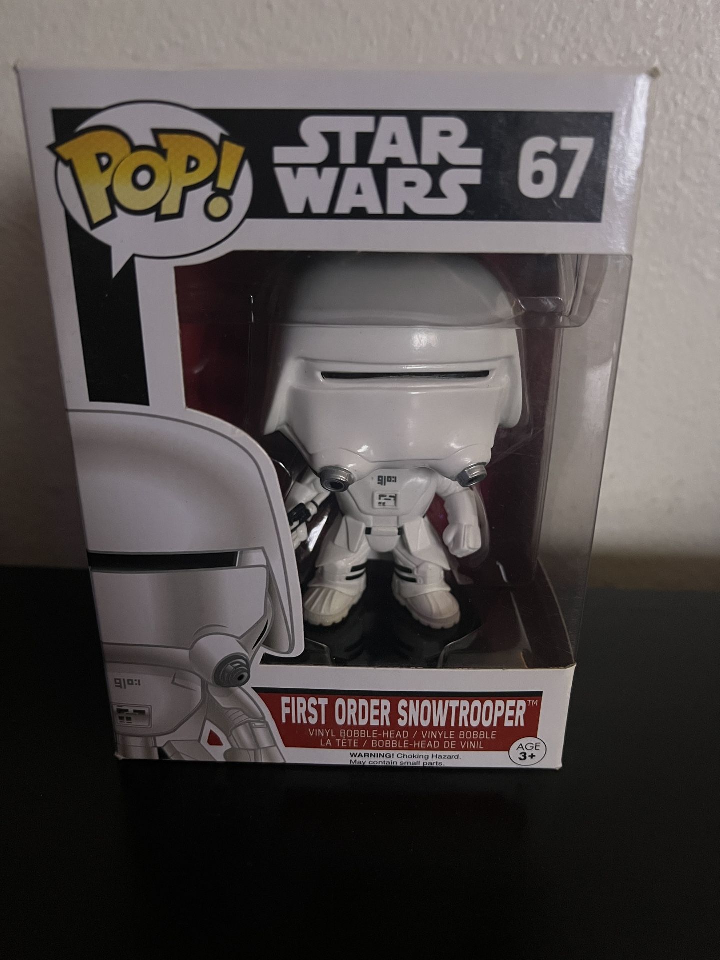 Funko Pop! Vinyl: Star Wars - Snowtrooper (First Order) #67 Vaulted