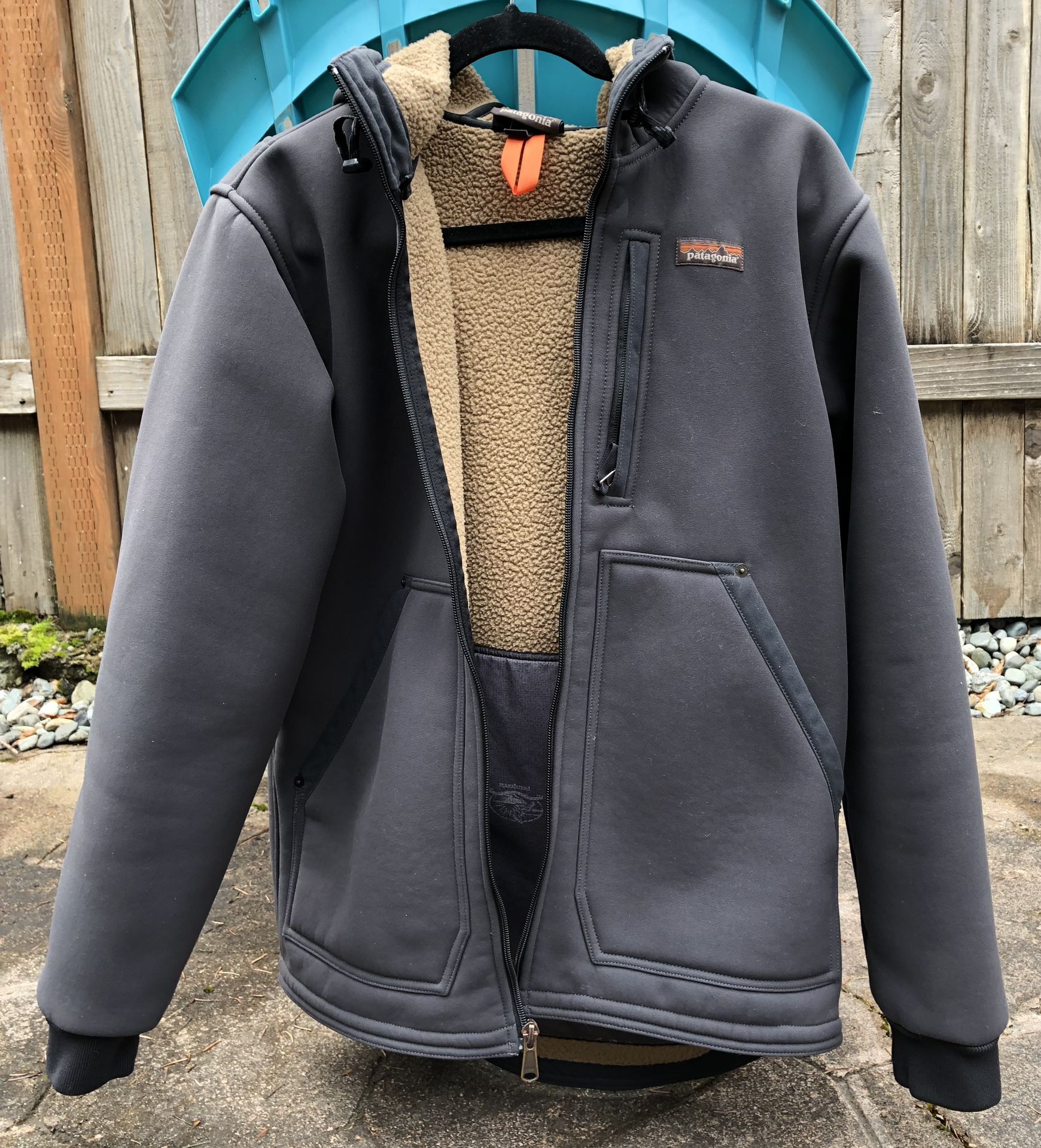 Patagonia Burly Man hooded jacket 