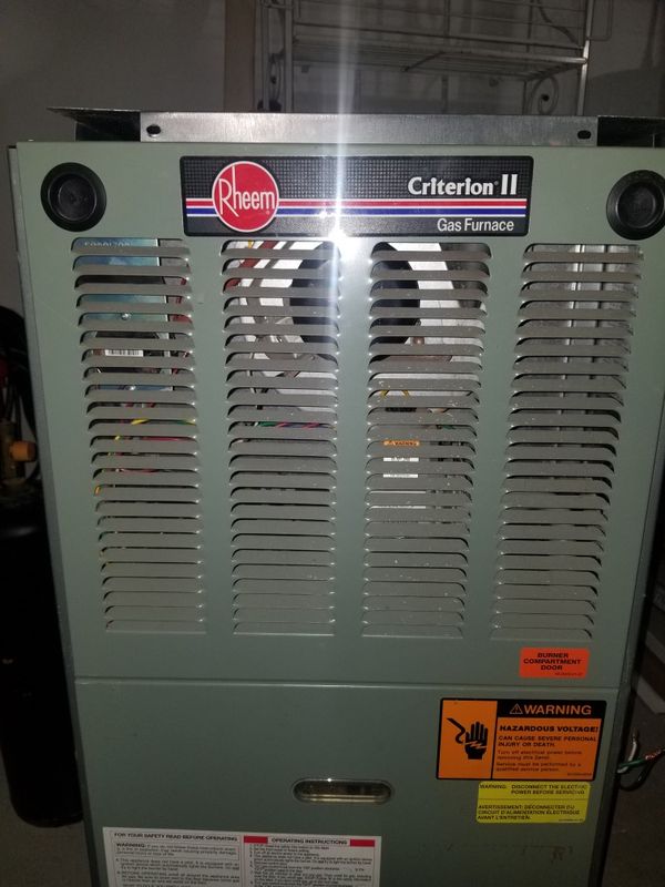 Rheem criterion ii Gas furnace for Sale in Chester, PA OfferUp