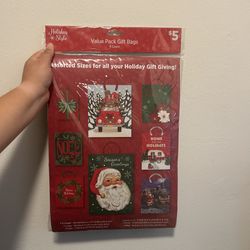 Christmas Gift bags Wrapping Paper 