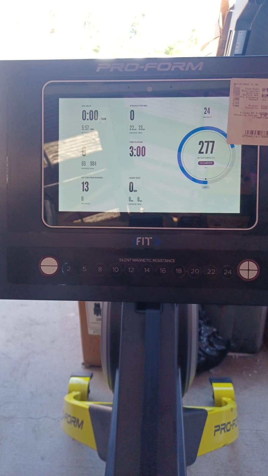 ProForm Trainer R14 Rower. Sells at costco for $800 plus tax