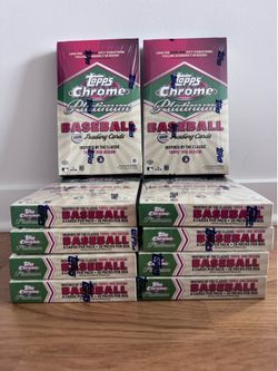 2025 Topps Chrome Platinum Baseball - Hobby Box