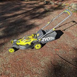 RYOBI ONE+ HP 18V Brushless 16 in. Cordless Battery Walk Behind Push Lawn Mower (Tool Only)
