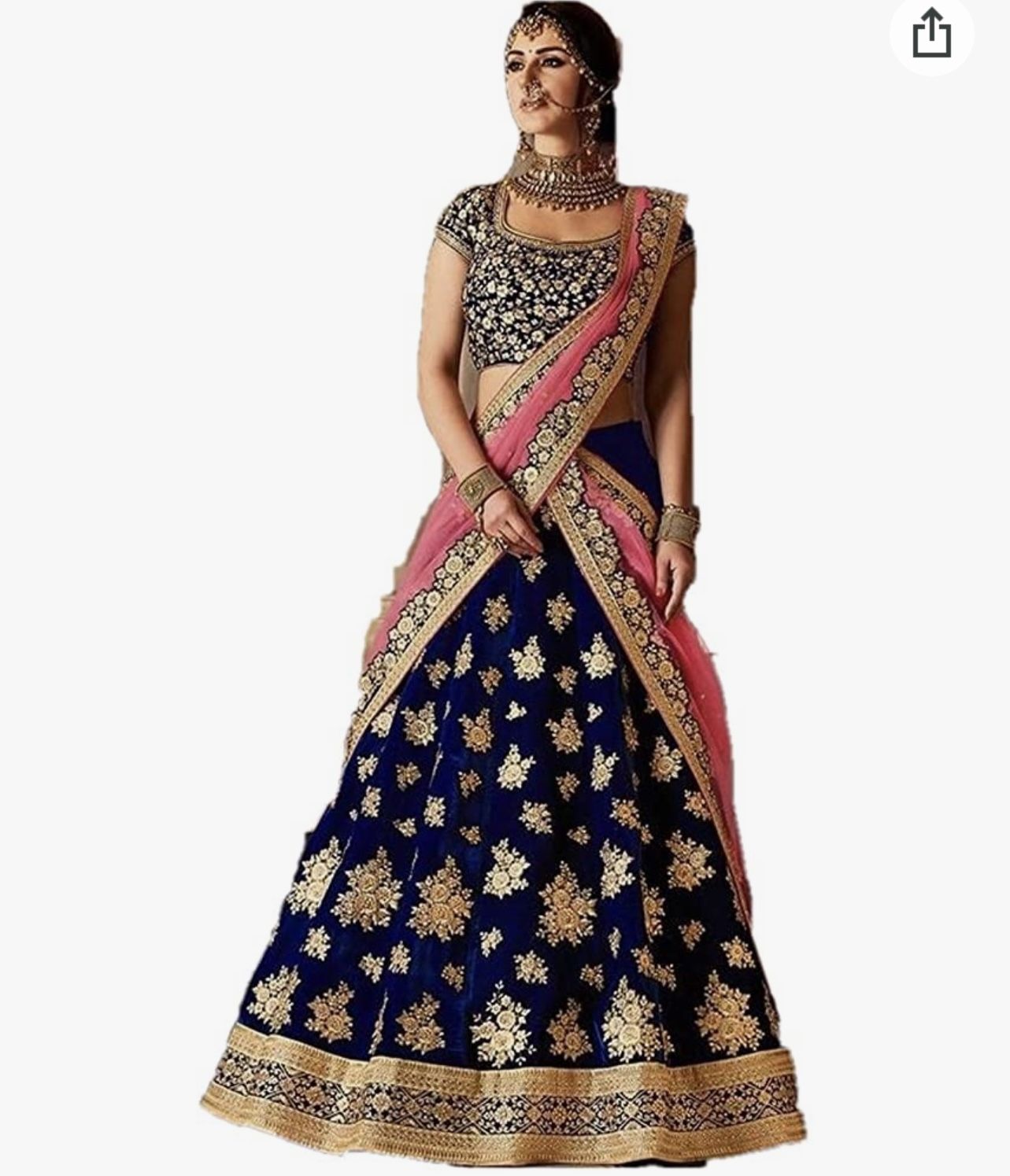 Blue Lehenga