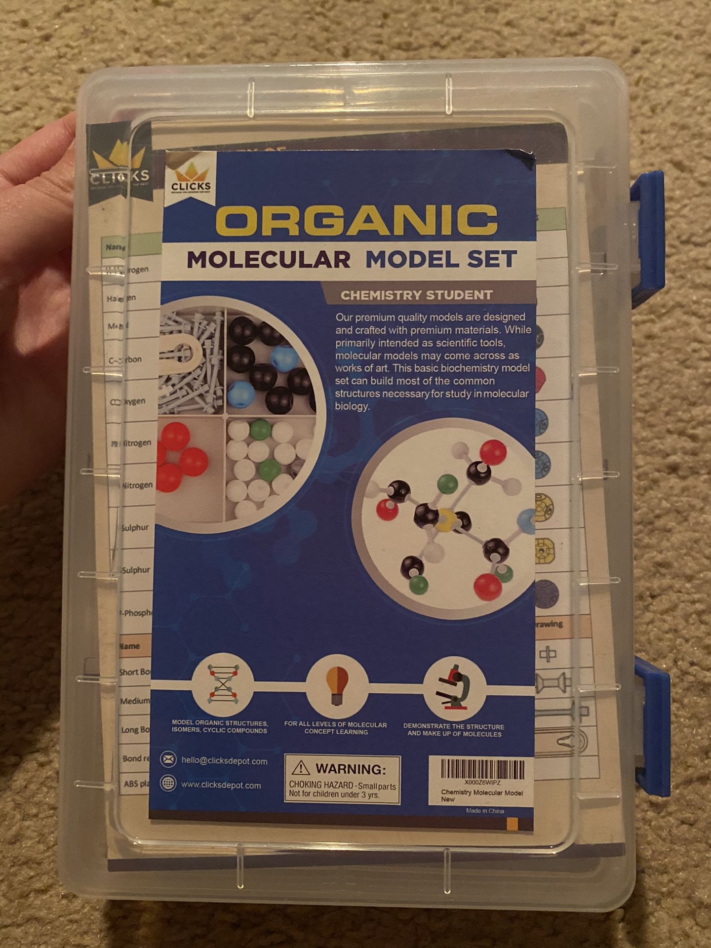 Molecular model set