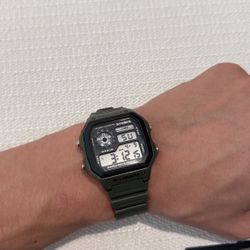 PASOY Men's Digital Sport Watch Waterproof Dual Time Stopwatch Countdown