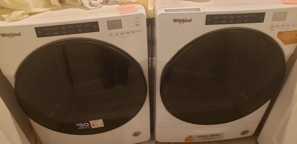 Whirlpool Washer And Dryer