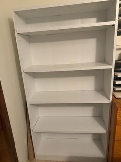 Heavy duty book shelf. 3 adjustable shelves