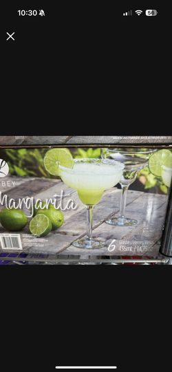 Libby Margarita Glasses - 12