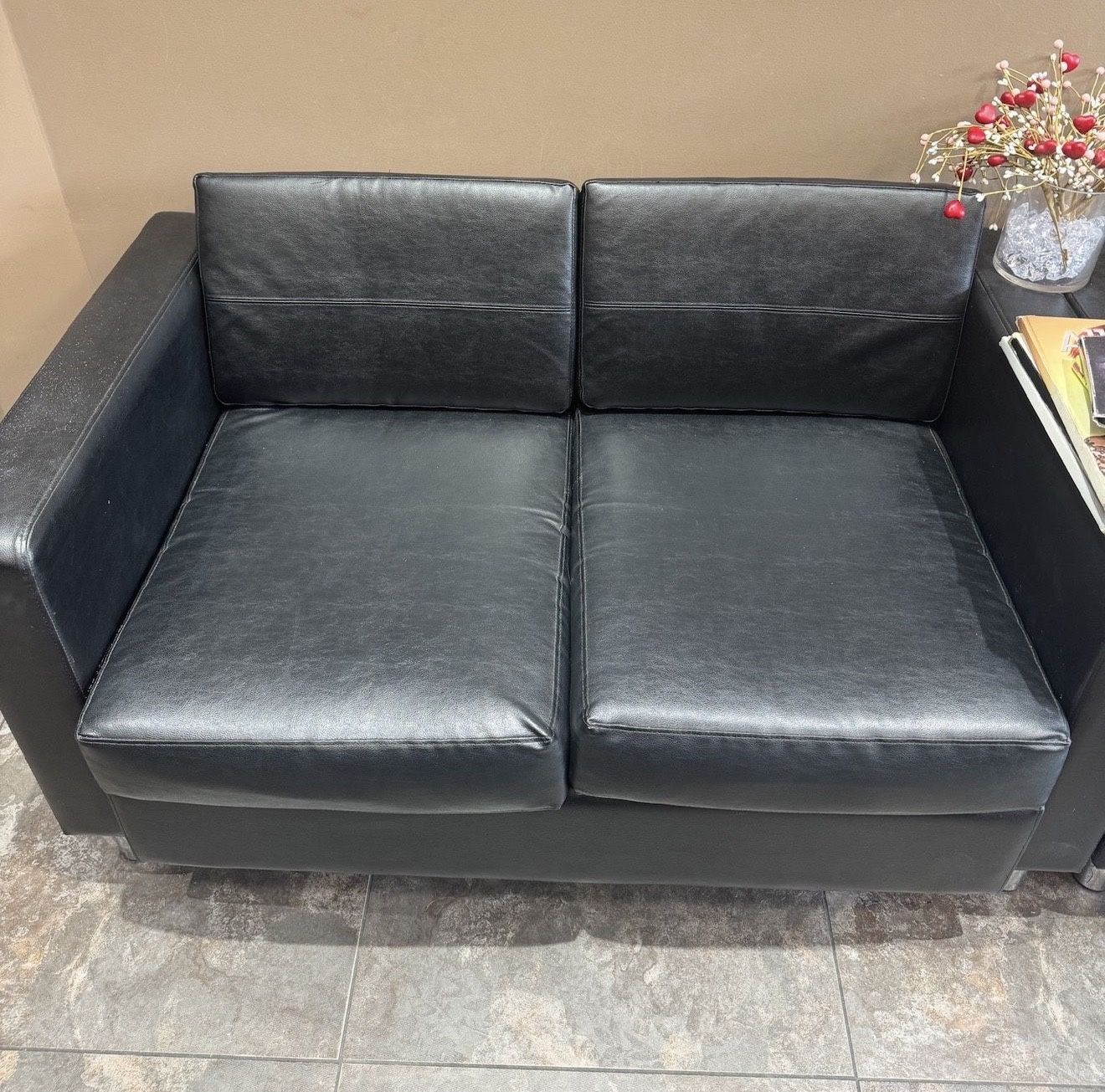 Leather Couch $85
