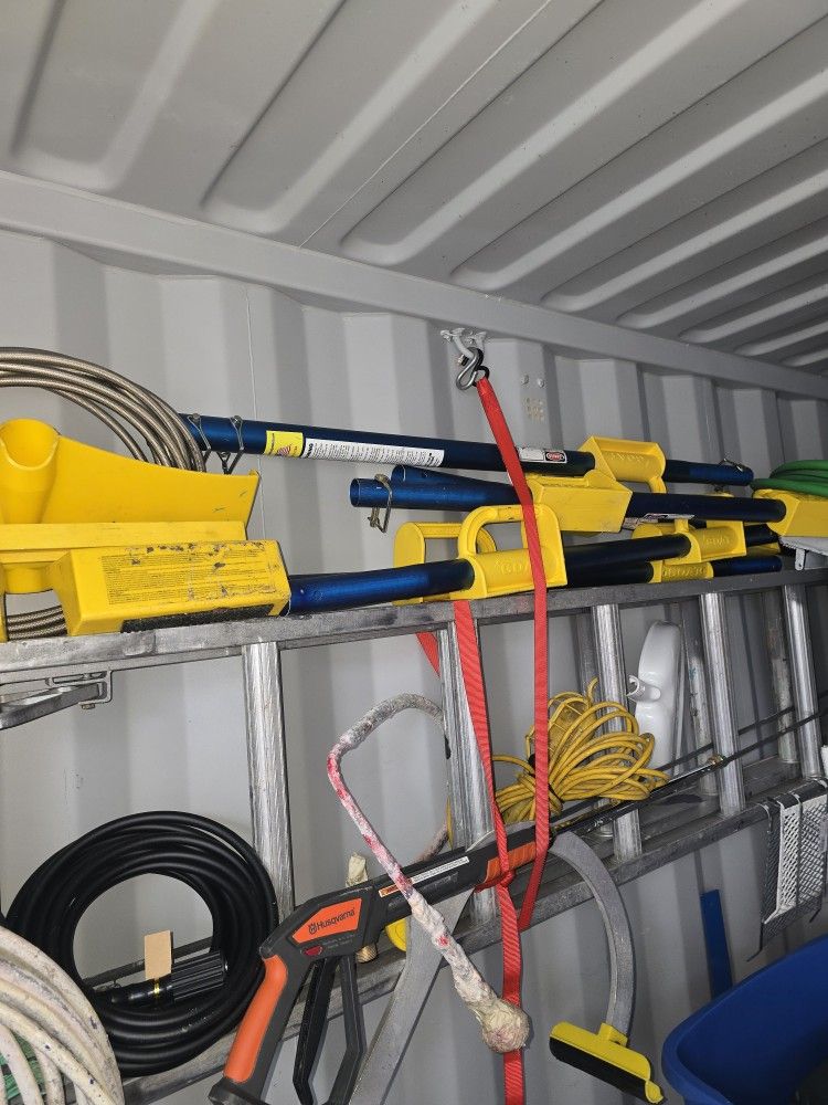 24 Foot Self Leveling Ladder.