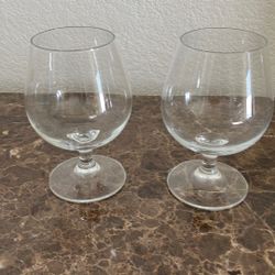Set Of 6  cognac glasses made in Italy