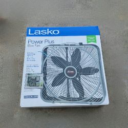 Lasko
20 in. 3 Speeds Box Fan in Gray 