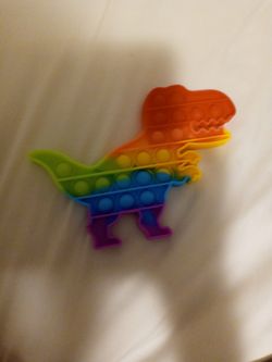 Rainbow Dino Pop-it!