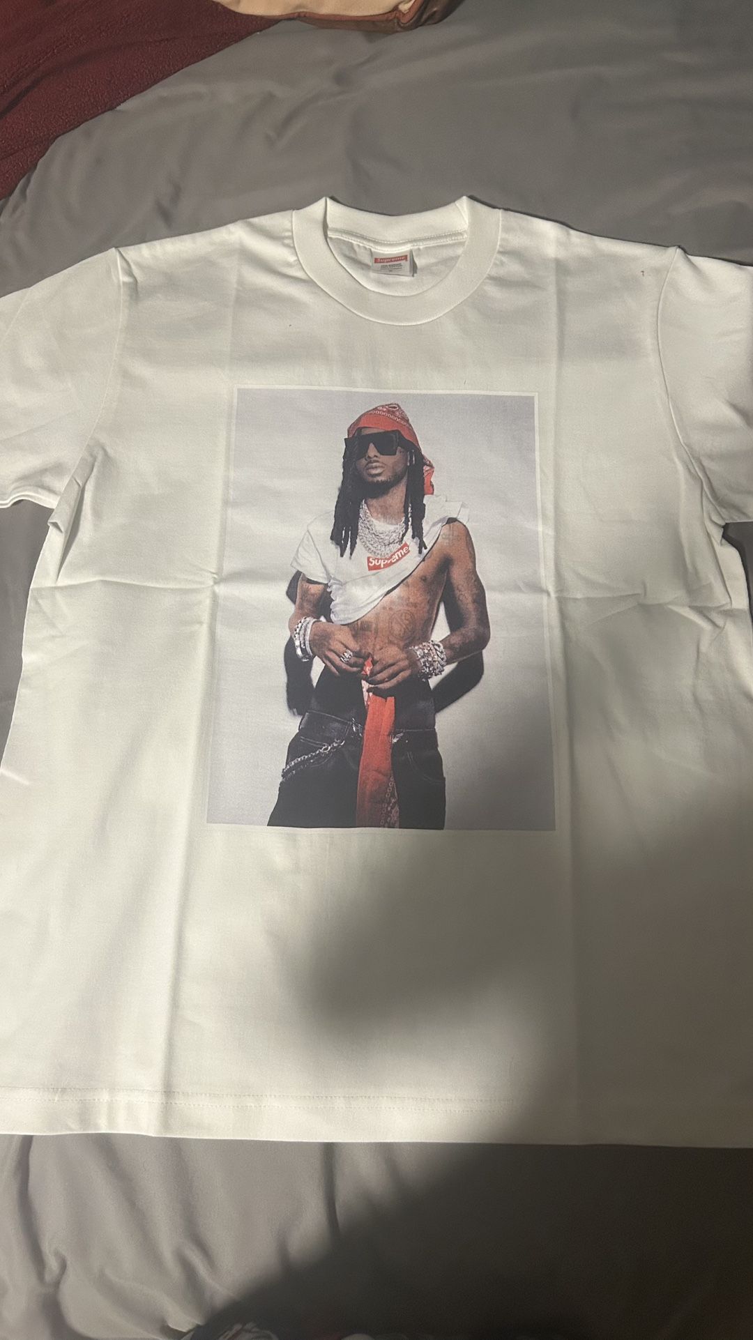 White Supreme Playboi Carti Shirt 