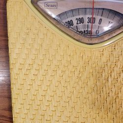 MCM Scale Yellow Bathroom Retro Woven Texture Weight