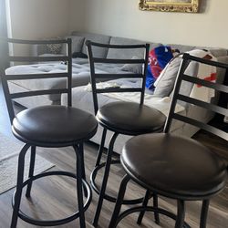 Bar Stools - Set Of 3