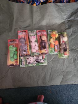 Pez Fuzzy Keychain Lot