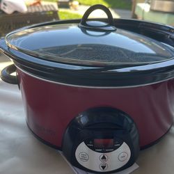 Red crockpot
