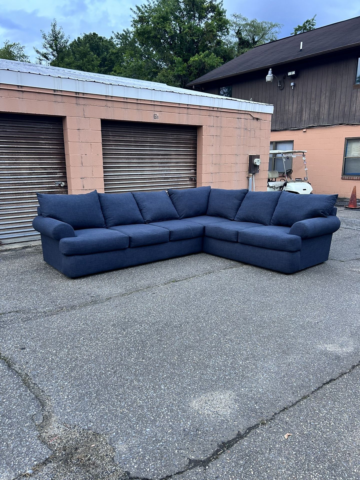 (Delivery Included!) Blue 2p Sectional