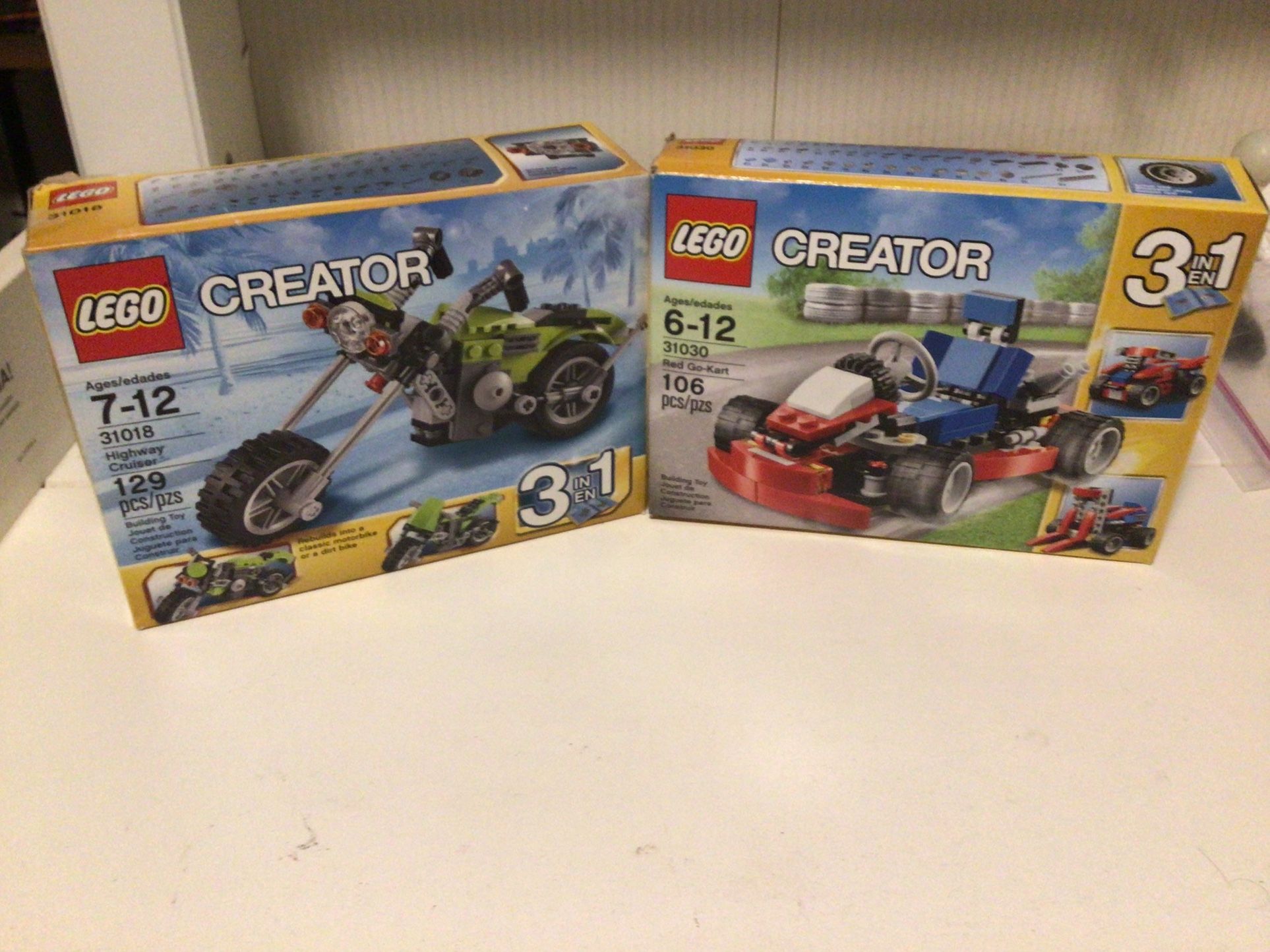 Lego Creator 3 In 1 Vehicles Pack Of Two