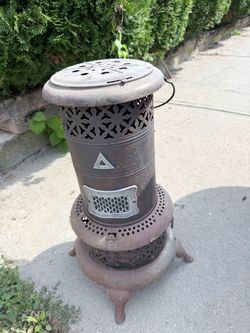 Antique kerosene heater