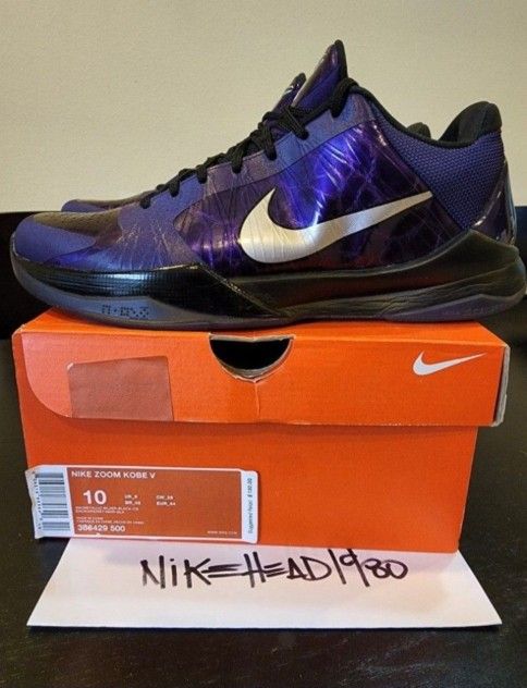 SIZE 10 NIKE ZOOM KOBE V 5 MAMBACURIAL JORDAN LEBRON DUNK AIR MAX