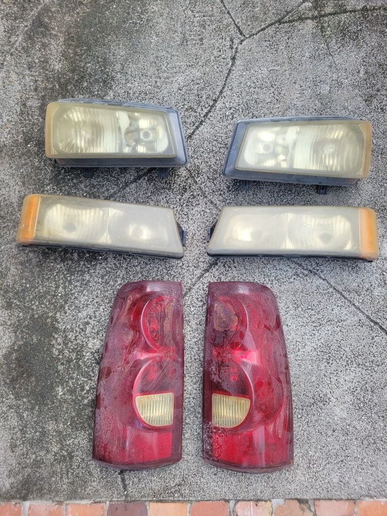 2001 - 2006 Chev Silverado/ GMC Headlights And Taillights