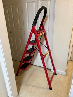 Heavy Duty 5 Step Folding Ladder
