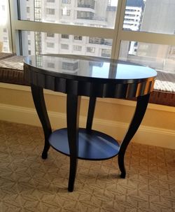 Gorgeous Granite Top Table $60 Each Two Available. If you appreciate High end Furniture you'll LOVE these