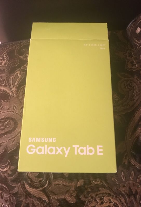 Samsung galaxy tab e