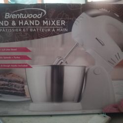 Stand And Hand Mixer New