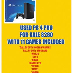PS4 For Sale OBO