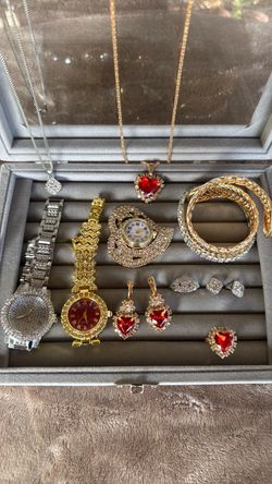 New Fashion Jewelry & Watch Bundle Set