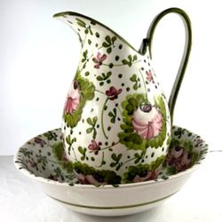 Italian Hand Painted Pitcher 