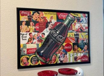 Coca Cola Puzzle In Frame