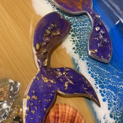 Decorative Accents Mermaid Tail, Starfish , Turtles 