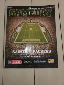 NFL - Green Bay Packers - Game Day Program - Saints v Packers - 9/8/11