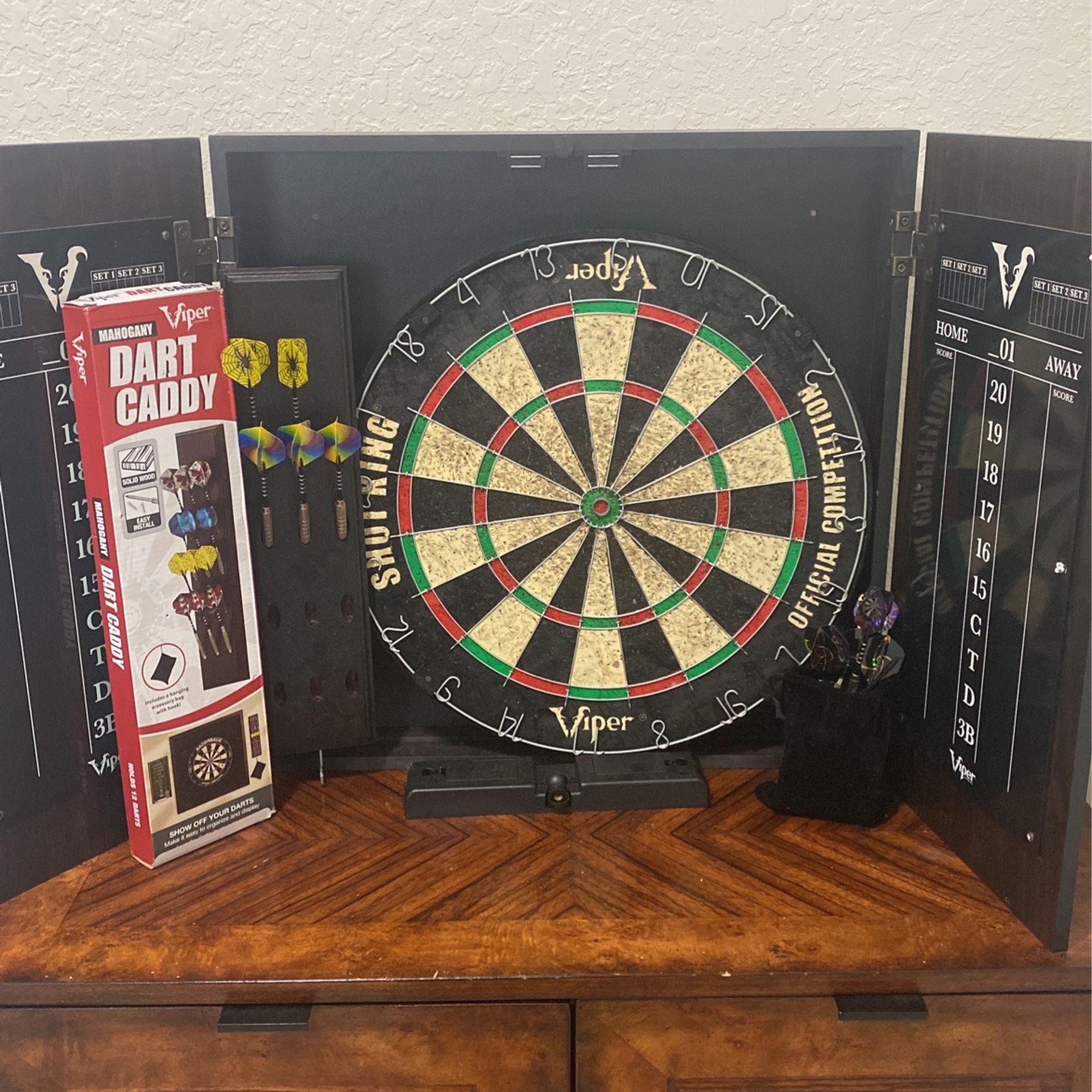 Complete Dart Board Set