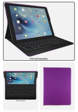 Logitech Create Backlit Keyboard Black Case 12.9 Apple iPad Pro 1st 2nd