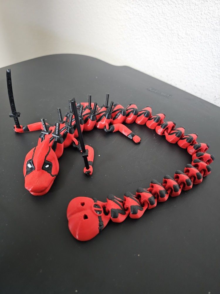 3d Printed Deadpool Dragon