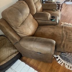 Chocolate Brown Recliner Chair 